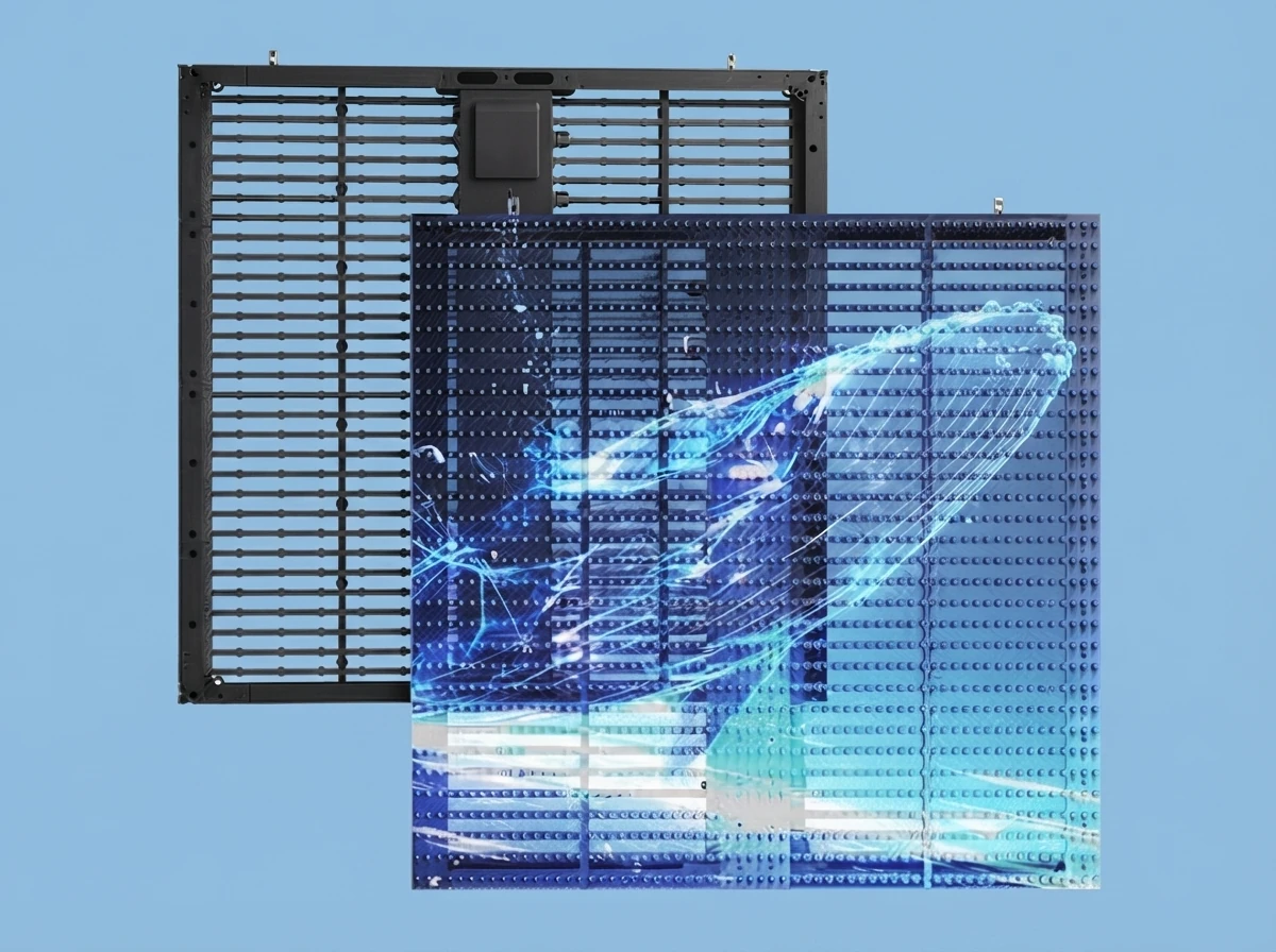 Mesh Transparent Display